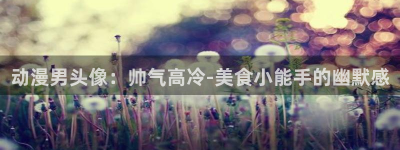 男人动漫天堂在线：动漫男头像：帅气高冷-美食小能手的幽默感